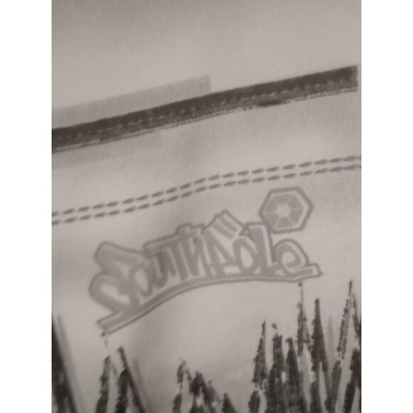 SOUTHPOLE Boy Hip Hop Print Short Sleeve Button Up Shirt Men’s Size 3XL Logo - Picture 6 of 14